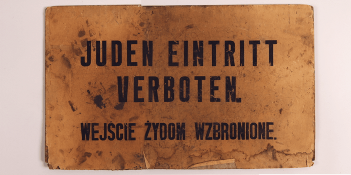 'Jews entry forbidden'