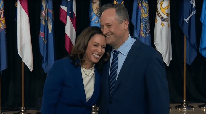 Kamala Harris and Doug Emhoff