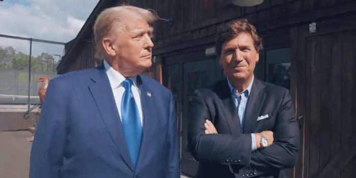 Donald Trump and Tucker Carlson